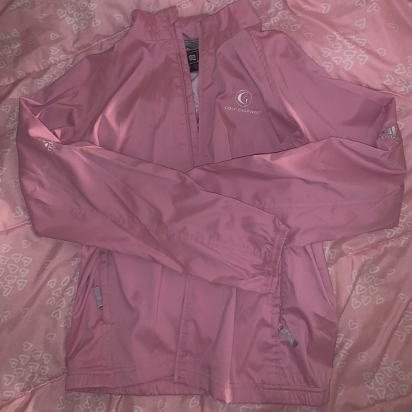 SOLD -‼️Pink Golf Adidas ClimaProof Windbreaker‼️ - Picture 4 of 8